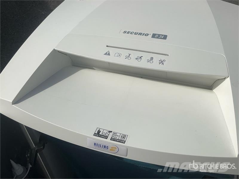 HSM B34 Securio Paper Shredder Office Supplies Otros componentes