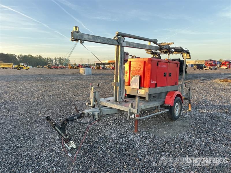 Hubiere 12.9 kVA Light Tower Πύργοι προβολέων