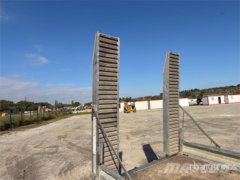 Hubiere 3.5 m T/A Remorque Plateau 2 Essieux Equipment Tra Oprijwagen