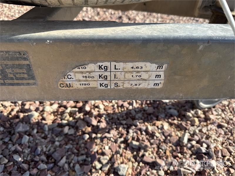 Hubiere CNT162 T/A Remorque Equipment Trailer Prikolice za autotransportere