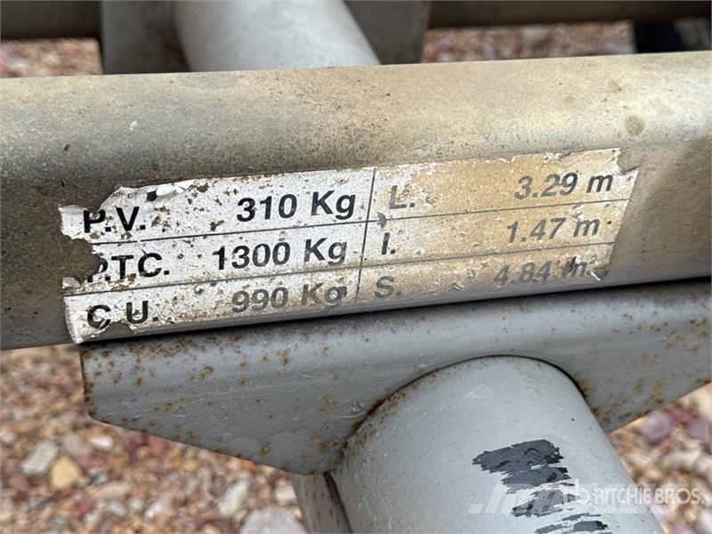 Hubiere CTR 131 CT Citerne A Eau 1 Essieu S/A Water Tank T Egyéb