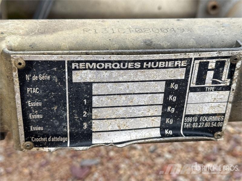 Hubiere CTR 131 CT Citerne A Eau 1 Essieu S/A Water Tank T Egyéb
