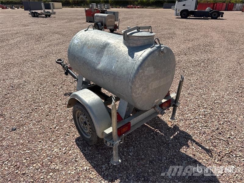 Hubiere CTR 751 CT 500 L Citerne A Eau 1 Essieu Water Tank Brandstof-en toegevoegde tanks