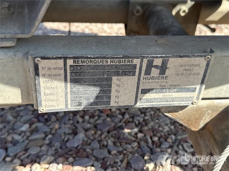 Hubiere H111T11CN 500 L S/A Citerne A Eau 1 Essieu Water T Ostali kamioni