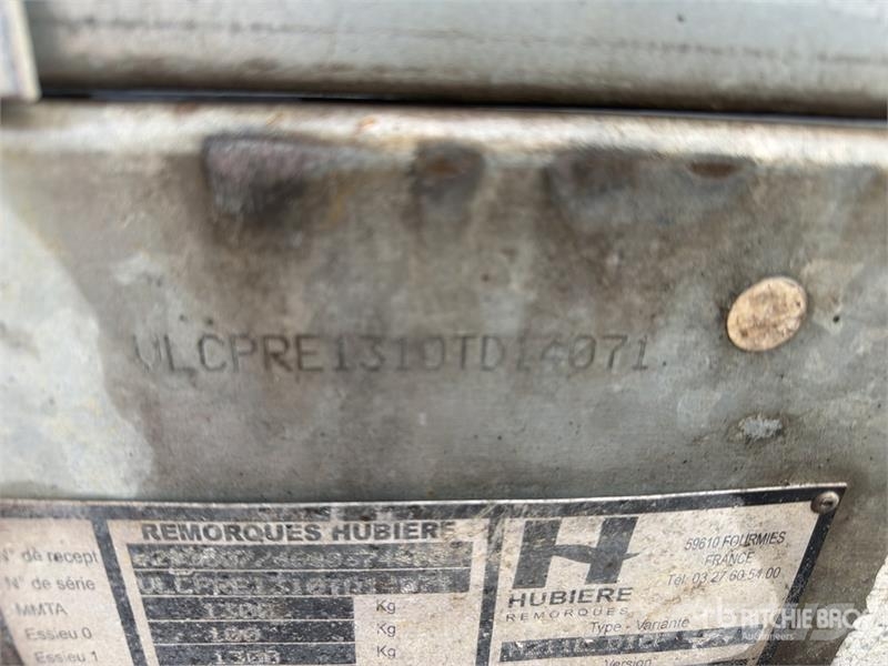 Hubiere H211L S/A Remorque Equipment Trailer مقطورات مركبات نقل