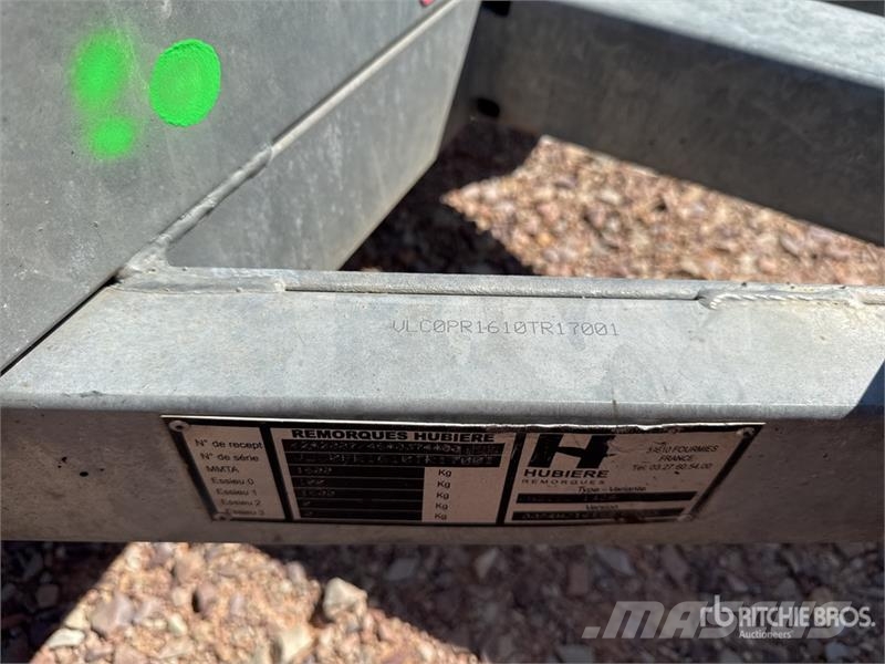 Hubiere H211L14CF Remorque 1 Essieu Equipment Trailer Remolques para transporte de vehículos