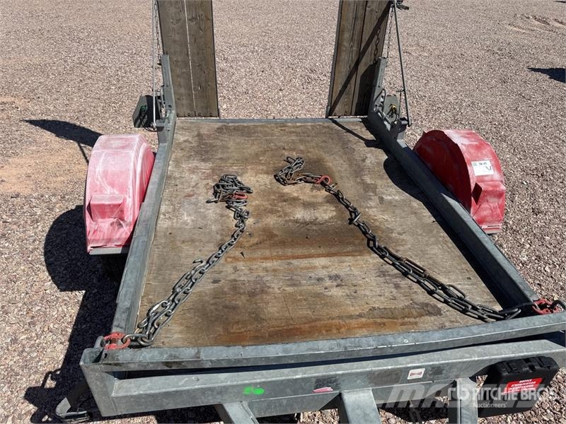 Hubiere H211L14CF Remorque 1 Essieu Equipment Trailer Remolques para transporte de vehículos