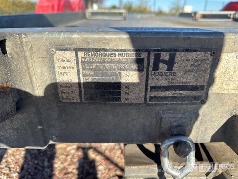 Hubiere H212L 11CF T/A Remorque Equipment Trailer Przyczepy do transportu samochodów