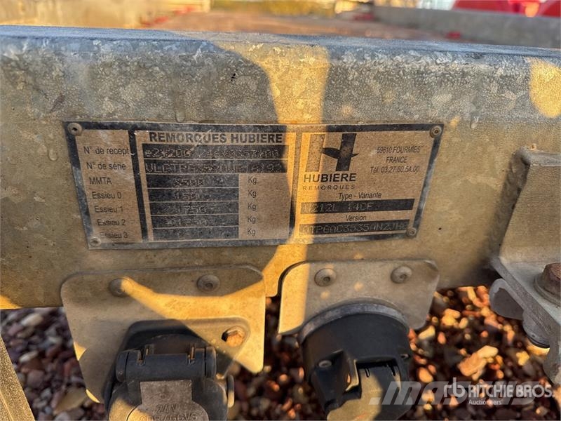 Hubiere H212L 14CF T/A Remorque Equipment Trailer Anhænger til Autotransport