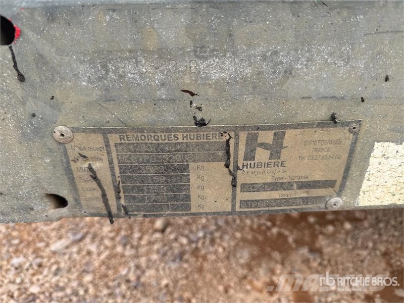 Hubiere H212L14CF Remorque 2 Essieux T/A Plant Trailer Equ مقطورات مركبات نقل