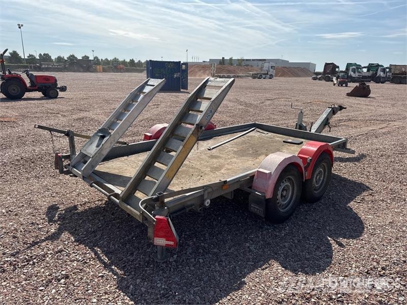 Hubiere H212L14CF T/A Remorque 2 Essieux Equipment Trailer Vehicle transport trailers