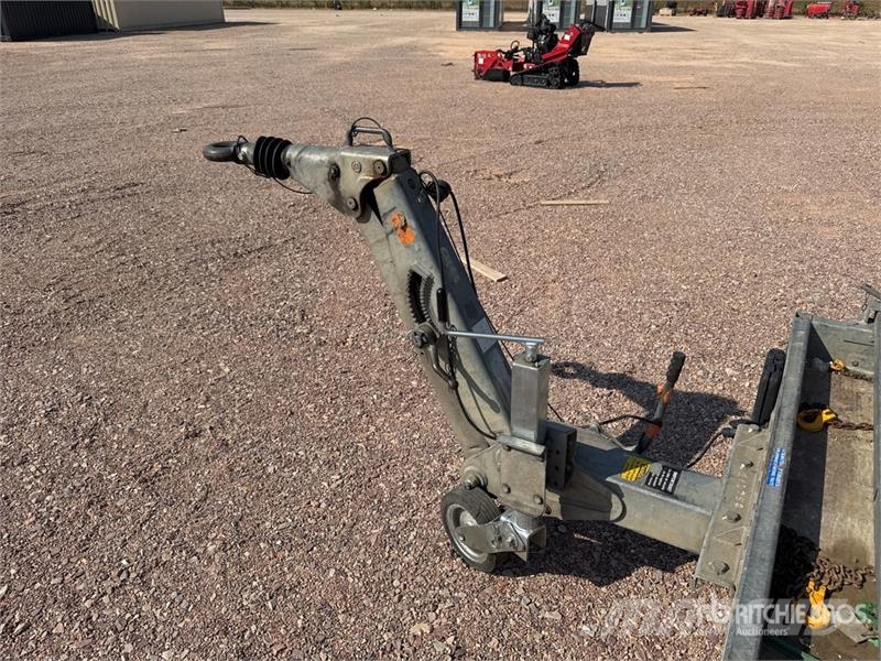 Hubiere H212L14CF T/A Remorque 2 Essieux Equipment Trailer Anhænger til Autotransport