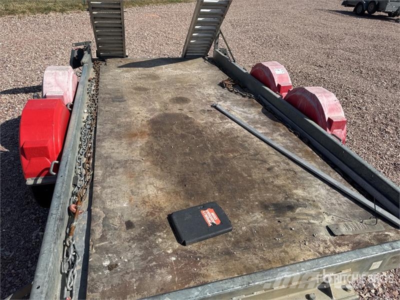 Hubiere H212L14CF T/A Remorque 2 Essieux Equipment Trailer Vehicle transport trailers