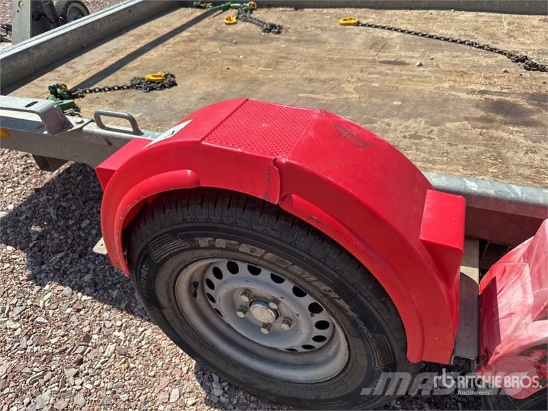 Hubiere H212L14CF T/A Remorque 2 Essieux Equipment Trailer Remolques para transporte de vehículos