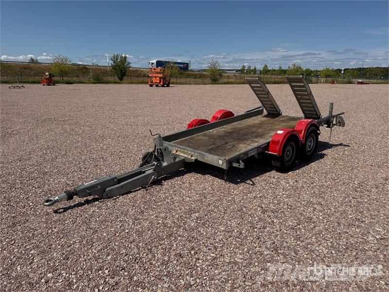 Hubiere H212L14CF T/A Remorque 2 Essieux Equipment Trailer Remolques para transporte de vehículos