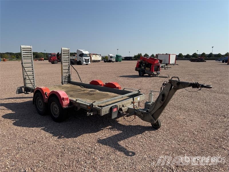 Hubiere H212L14CF T/A Remorque 2 Essieux Equipment Trailer Anhænger til Autotransport