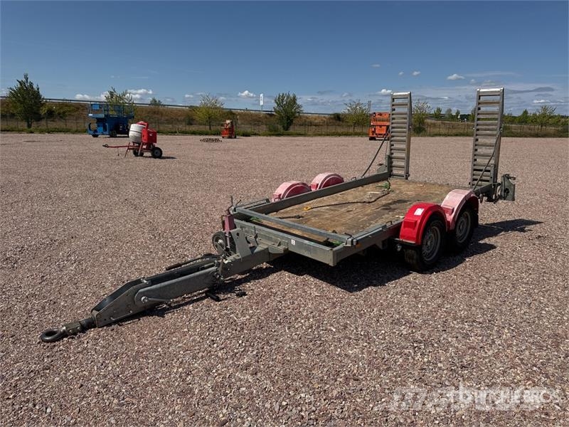 Hubiere H212L14CF T/A Remorque 2 Essieux Equipment Trailer Remolques para transporte de vehículos