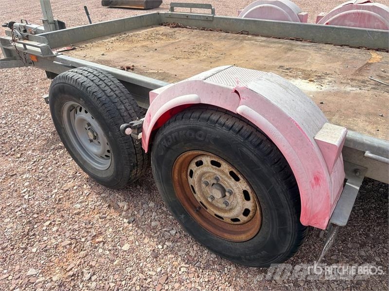 Hubiere H212L14CF T/A Remorque Equipment Trailer Remorque porte engin