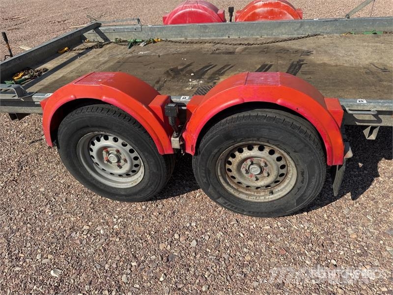 Hubiere H212L14CF T/A Remorque 2 Essieux Equipment Trailer Anhænger til Autotransport