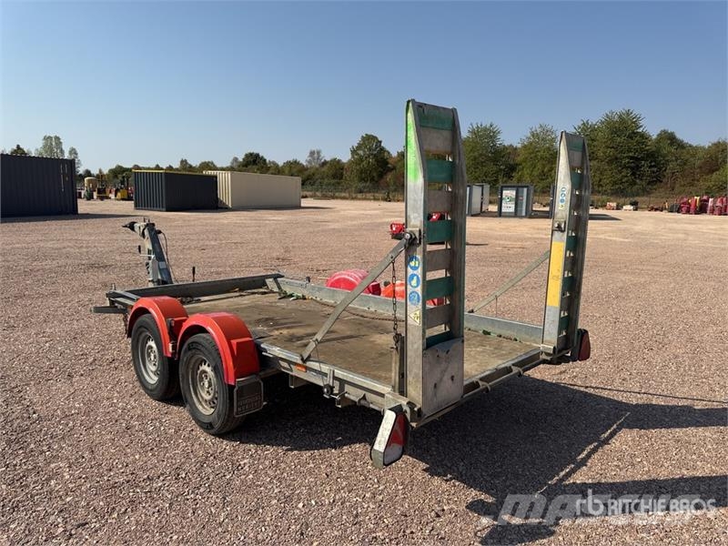Hubiere H212L14CF T/A Remorque 2 Essieux Equipment Trailer Anhænger til Autotransport