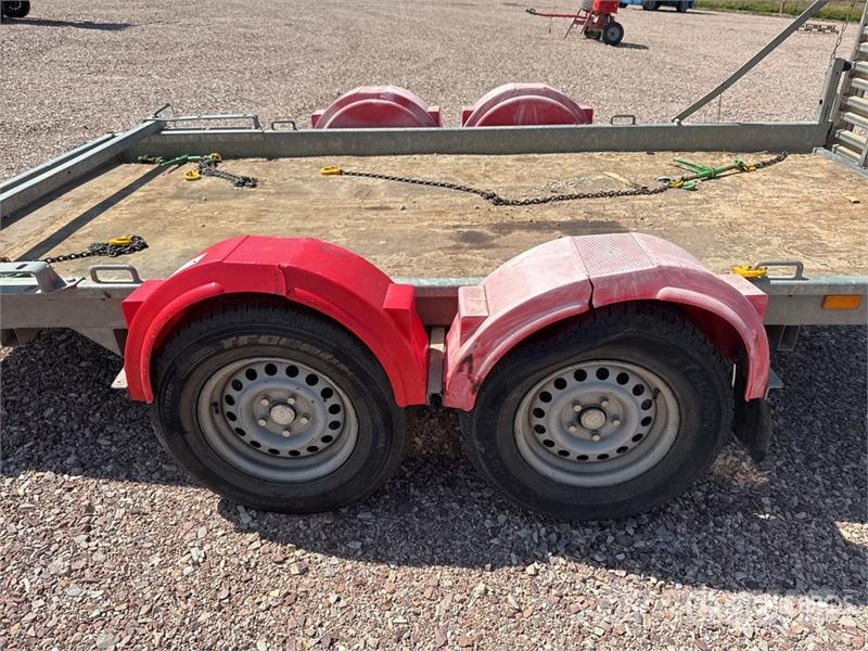 Hubiere H212L14CF T/A Remorque 2 Essieux Equipment Trailer Remolques para transporte de vehículos