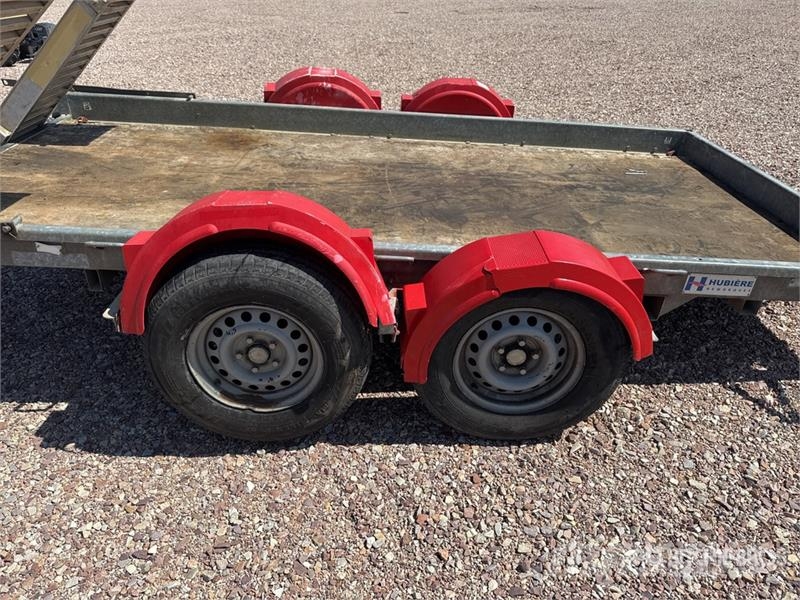 Hubiere H212L14CF T/A Remorque 2 Essieux Equipment Trailer Remolques para transporte de vehículos
