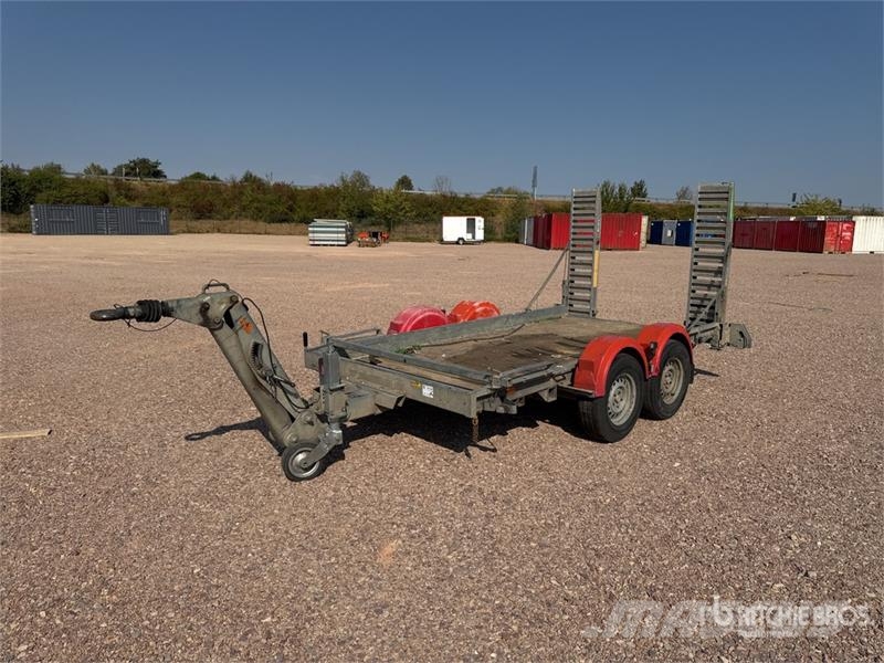 Hubiere H212L14CF T/A Remorque 2 Essieux Equipment Trailer Anhænger til Autotransport