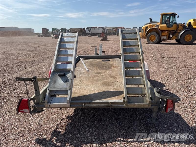 Hubiere H212L14CF T/A Remorque 2 Essieux Equipment Trailer Vehicle transport trailers