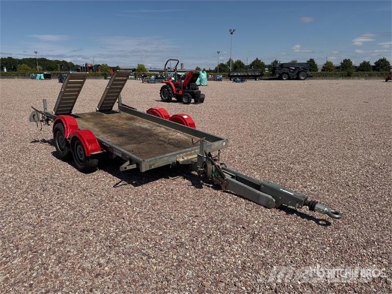 Hubiere H212L14CF T/A Remorque 2 Essieux Equipment Trailer Remolques para transporte de vehículos