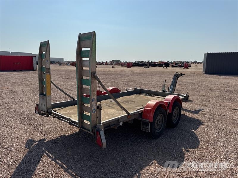 Hubiere H212L14CF T/A Remorque 2 Essieux Equipment Trailer Anhænger til Autotransport