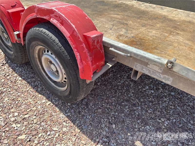 Hubiere H212L14CF T/A Remorque 2 Essieux Equipment Trailer Remolques para transporte de vehículos