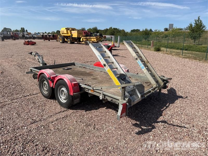 Hubiere H212L14CF T/A Remorque 2 Essieux Equipment Trailer Vehicle transport trailers