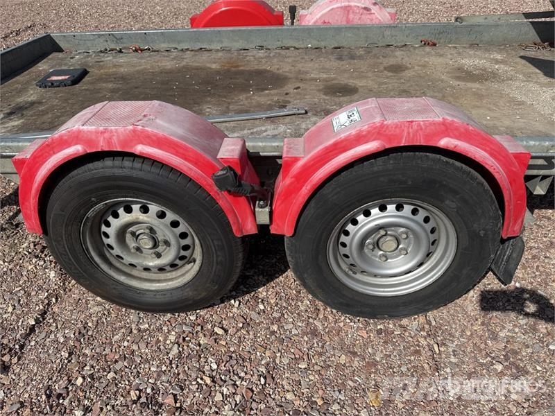 Hubiere H212L14CF T/A Remorque 2 Essieux Equipment Trailer Vehicle transport trailers