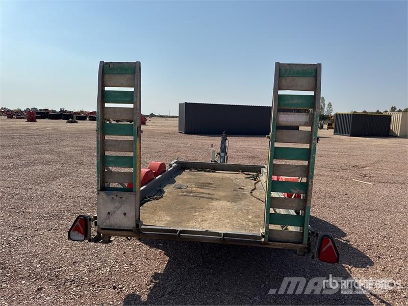 Hubiere H212L14CF T/A Remorque 2 Essieux Equipment Trailer Anhænger til Autotransport