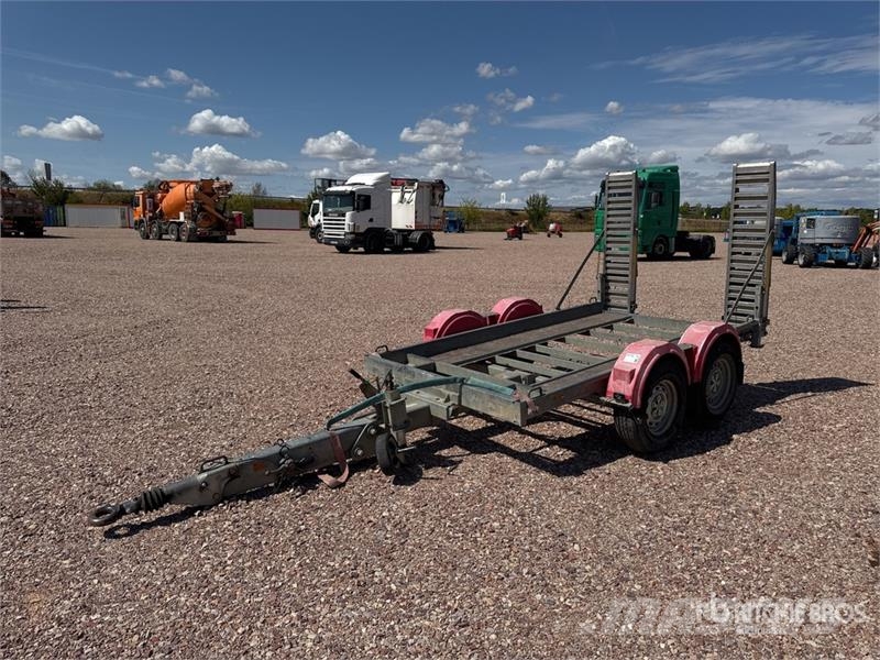 Hubiere H212T14CF T/A Remorque 2 Essieux Equipment Trailer Remolques para transporte de vehículos