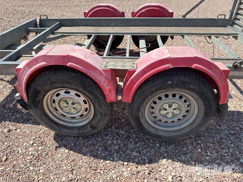 Hubiere H212T14CF T/A Remorque 2 Essieux Equipment Trailer Remolques para transporte de vehículos