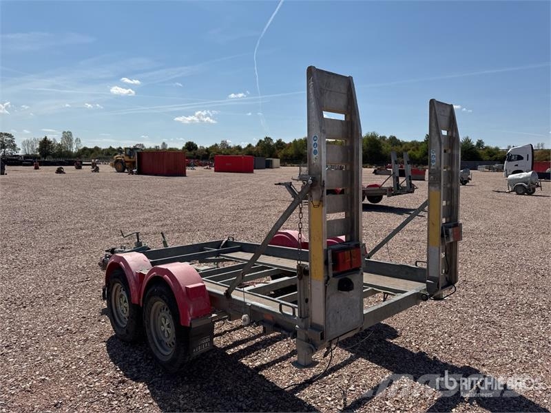 Hubiere H212T14CF T/A Remorque 2 Essieux Equipment Trailer Remolques para transporte de vehículos
