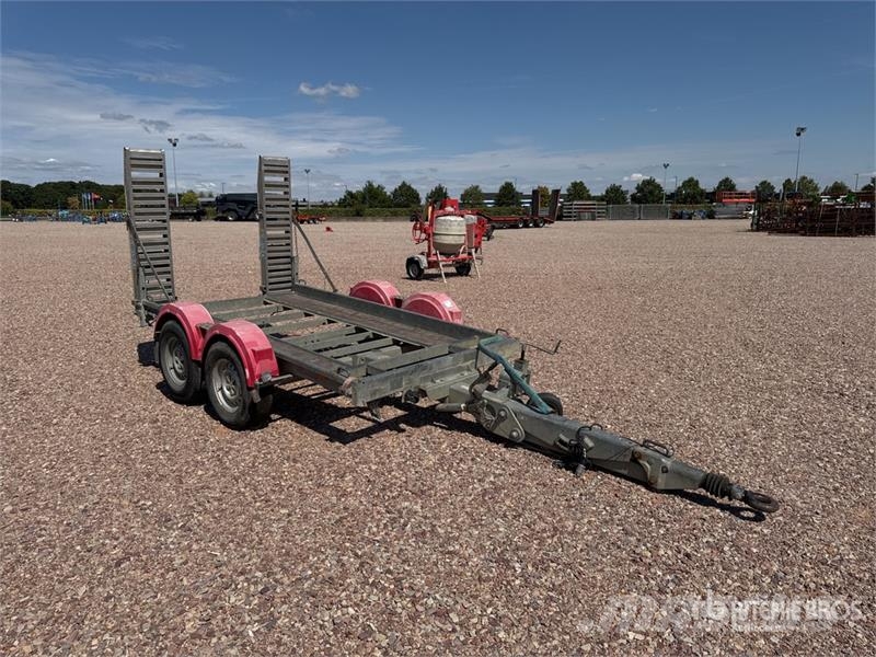 Hubiere H212T14CF T/A Remorque 2 Essieux Equipment Trailer Remolques para transporte de vehículos