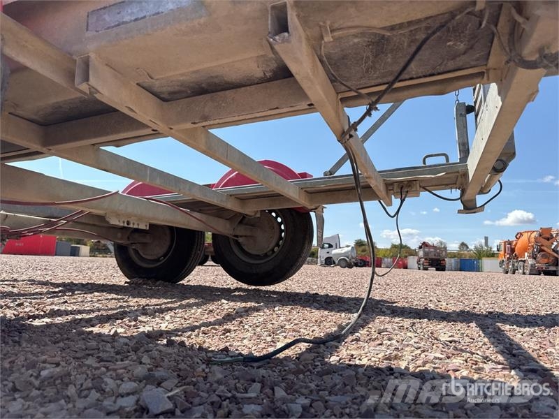 Hubiere H212T14CF T/A Remorque 2 Essieux Equipment Trailer Remolques para transporte de vehículos