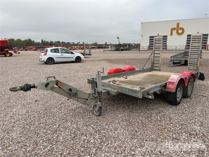 Hubiere Remorque 2 Essieux T/A Equipment Trailer Auto pārvadāšanas treileri