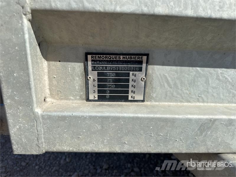 Hubiere S/A Remorque 1 Essieu Equipment Trailer Prikolice za autotransportere
