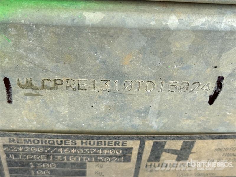 Hubiere S/A Remorque 1 Essieu Equipment Trailer Autotransport-Anhänger