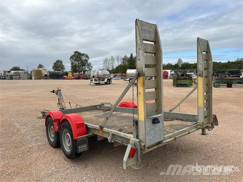 Hubiere T/A Remorque 2 Essieux Equipment Trailer Autotransport-Anhänger