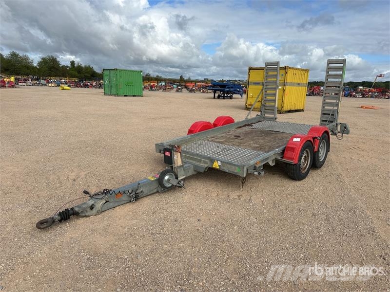 Hubiere T/A Remorque 2 Essieux Equipment Trailer Autotransport-Anhänger
