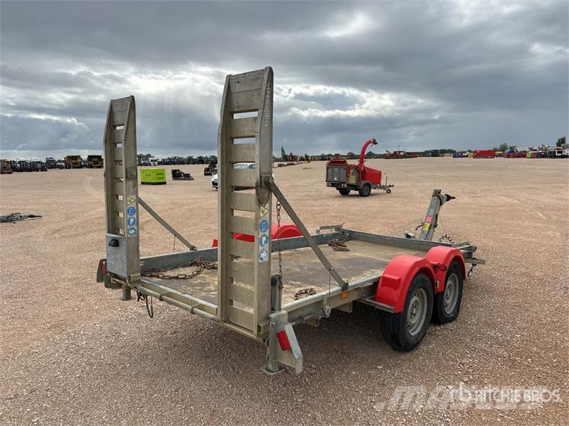 Hubiere T/A Remorque 2 Essieux Equipment Trailer Autotransport-Anhänger