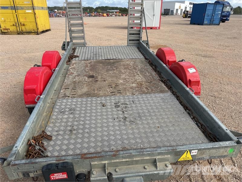 Hubiere T/A Remorque 2 Essieux Equipment Trailer Autotransport-Anhänger