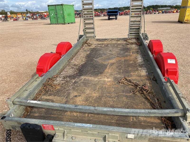 Hubiere T/A Remorque 2 Essieux Equipment Trailer Autotransport-Anhänger