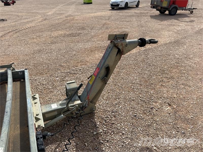 Hubiere T/A Remorque 2 Essieux Equipment Trailer Autotransport-Anhänger