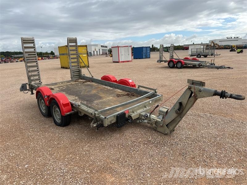 Hubiere T/A Remorque 2 Essieux Equipment Trailer Autotransport-Anhänger