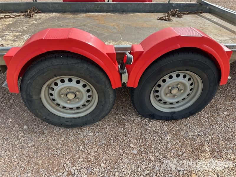 Hubiere T/A Remorque 2 Essieux Equipment Trailer Autotransport-Anhänger